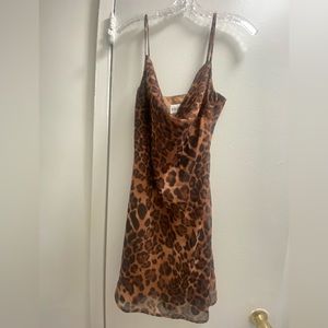 SNDYS Leopard Mini Dress